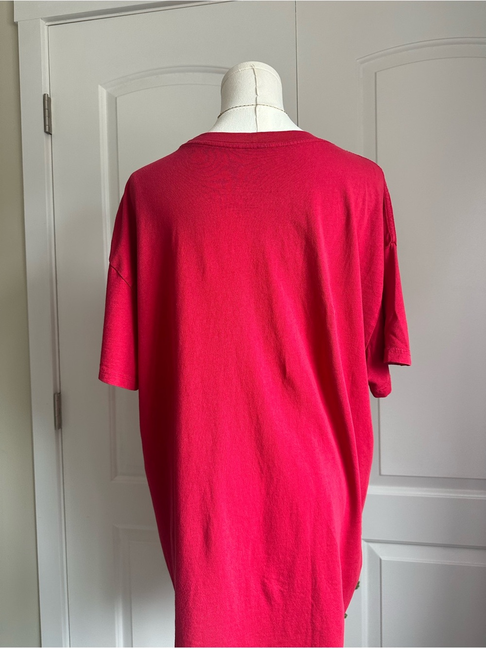Vintage Style Ohio State Scarlet Football Graphic Tee- 100% Cotton - Picture 3 of 5